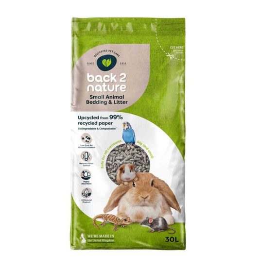 Back 2 Nature Small Animal Bedding & Litter 30L