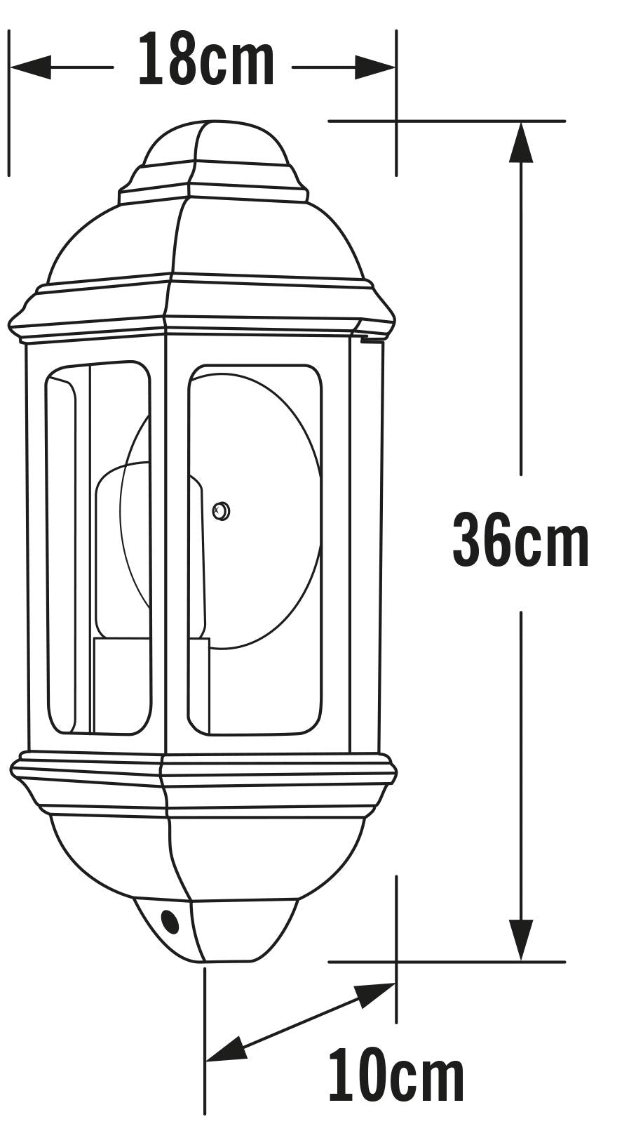 Konstsmide 7011-250 Outdoor Lighting/Cagliari Flush Outdoor Wall Light/1 x 100 W E27 Max Wall Lamp/Clear Glass/Aluminium/IP43/Outside Light Matt White