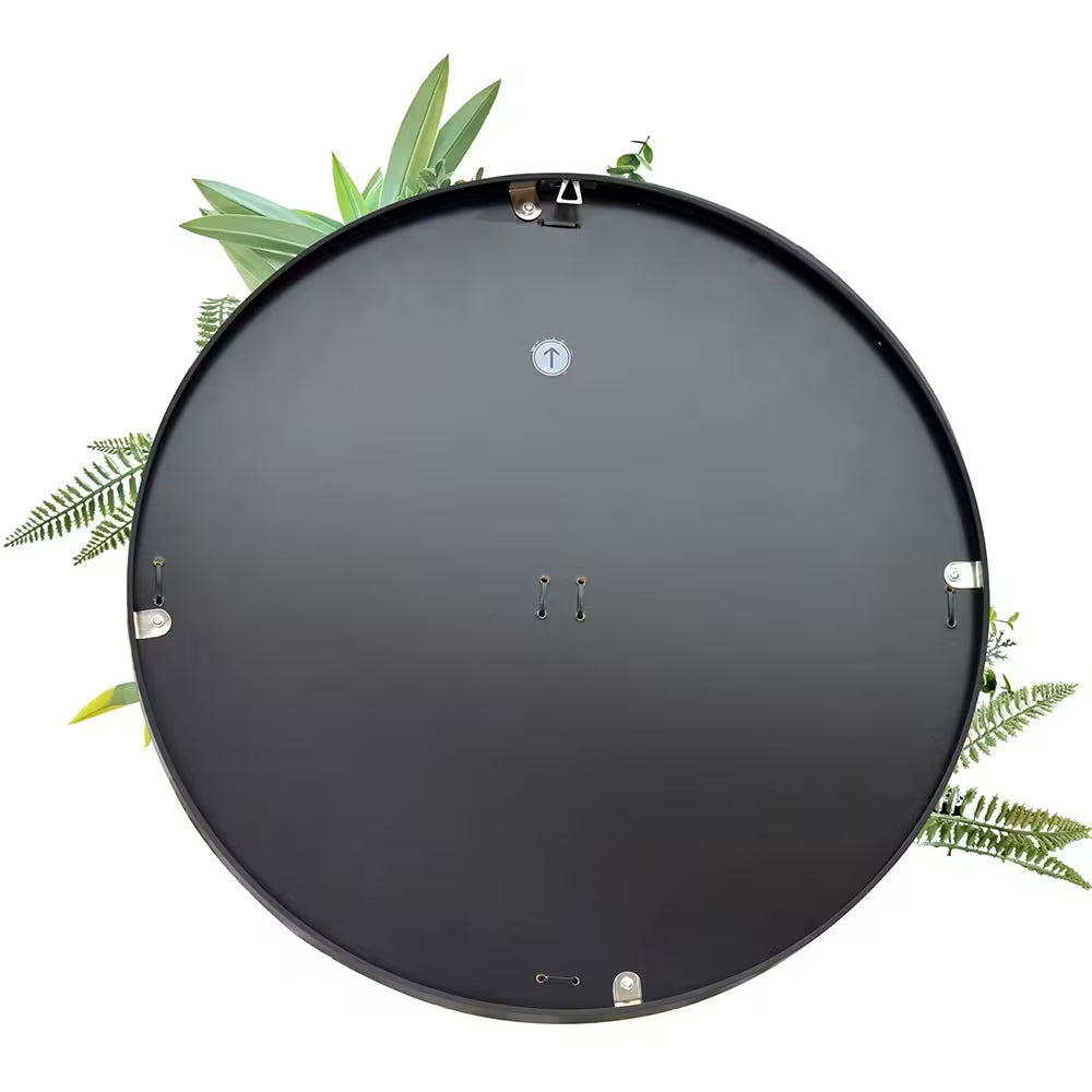 Artificial "Gaea CM" Wall Art - 80cm Circular Frame