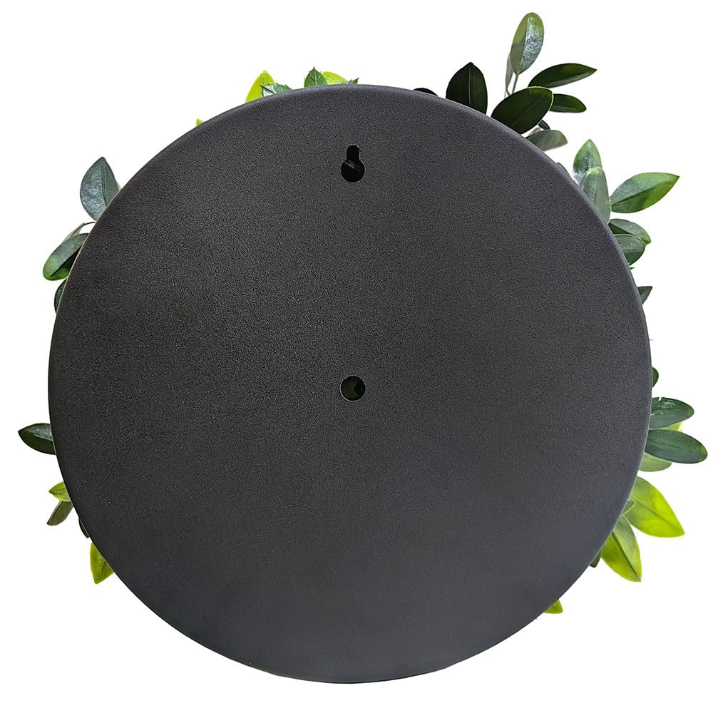 Artificial "Daffodil Smile" Wall Art - 25cm Circular Frame