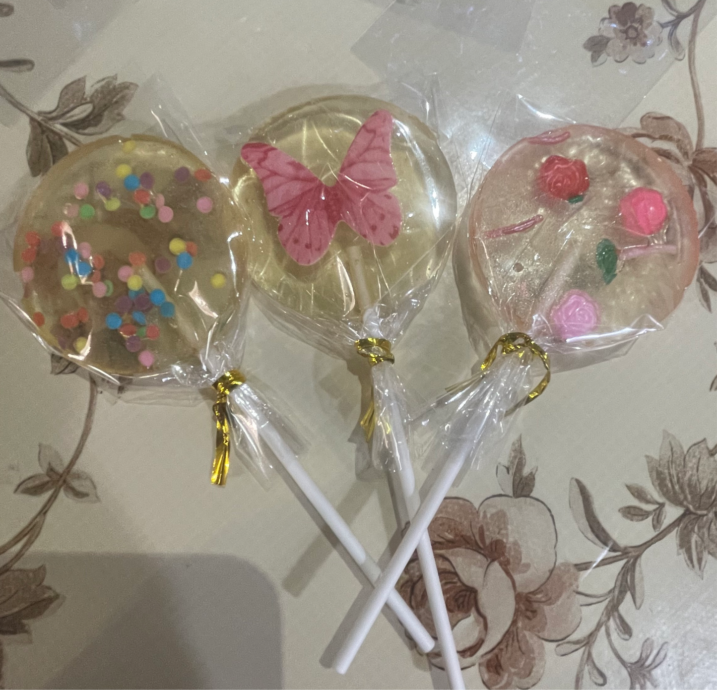 Homemade lollipops
