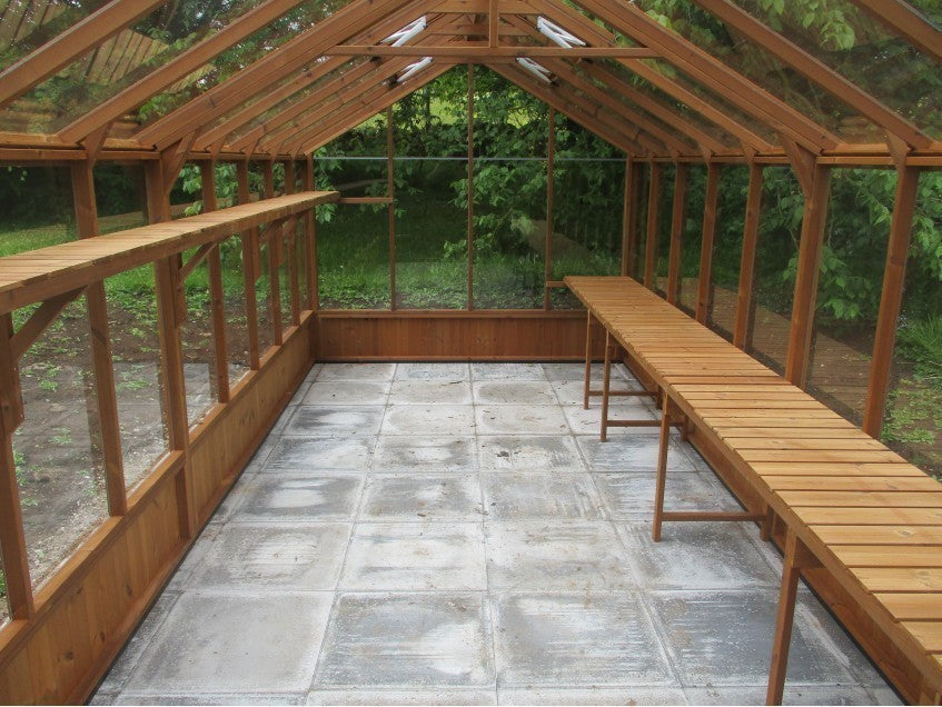 Raven Wooden Greenhouse 8’9x6’4