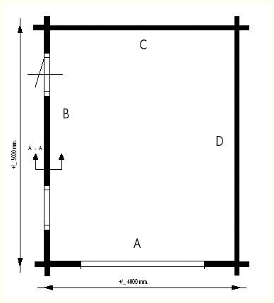Lugarde Kentucky Garage 4.0m x 5.0m