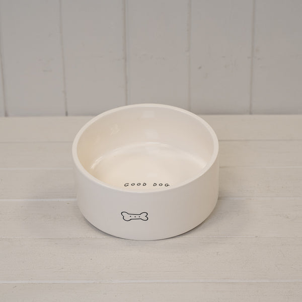 Dog Bone Ceramic Pet Bowl.