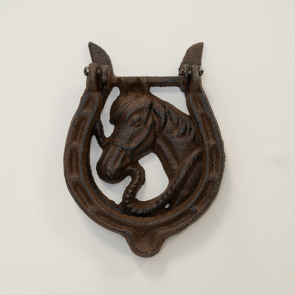 Cast Iron Horse Head Door Knocker H 15.5 X L 11.5 cm