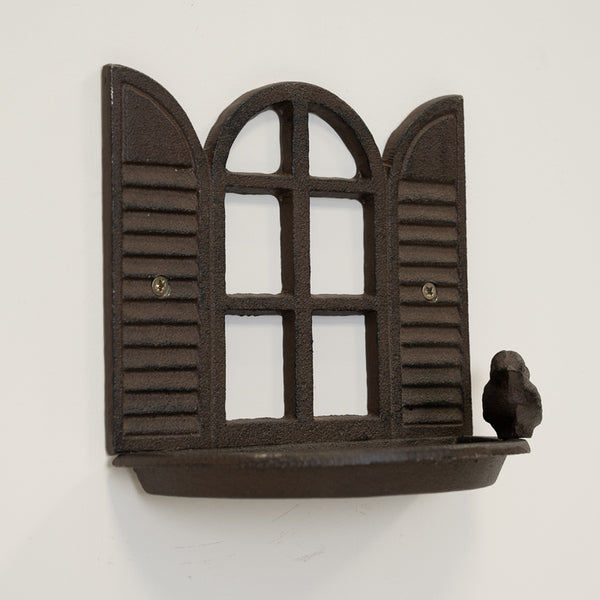 Cast Iron Window Bird Feeder 18x10x16.5cm