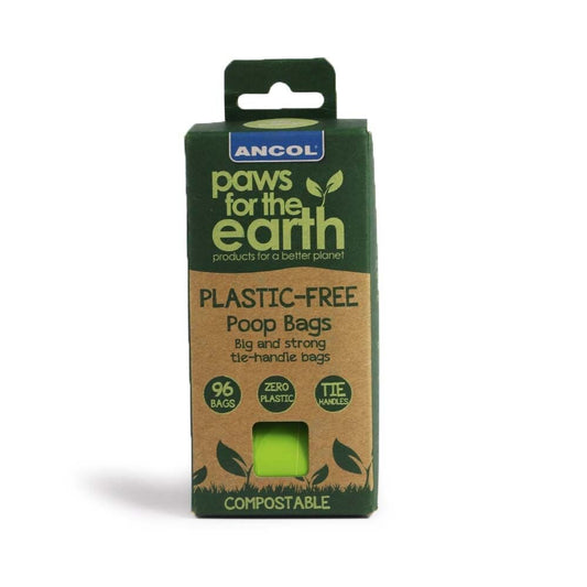 Ancol Paws for the Earth Plastic Free Poo Bags 96 bags