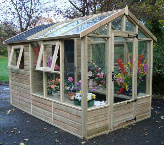 The Combi Greenhouse and storage shed