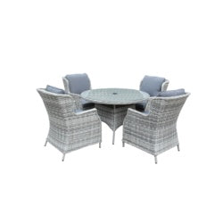 Pagoda Verona Deluxe Dining Set 4 Seat