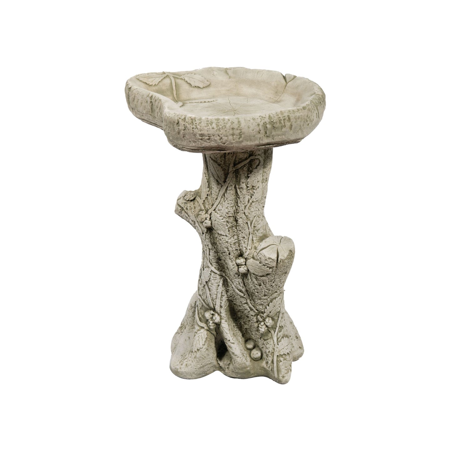 Bramble Stone Bird Bath - 47cm h x 33cm w 17.5kg