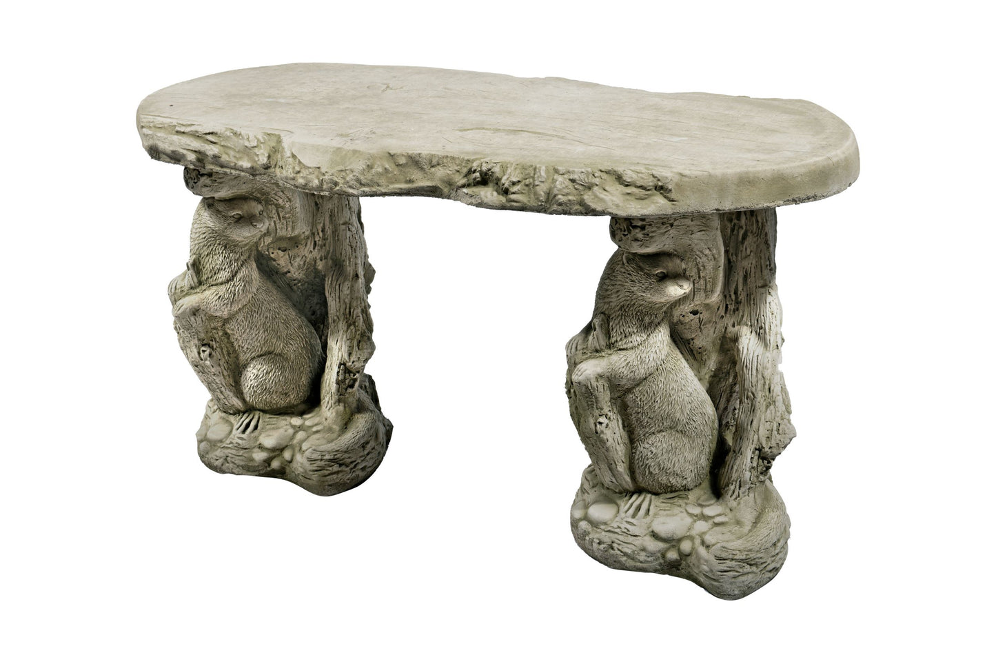 Otter Stone Bench - 35cm h x 100cm w 103kg