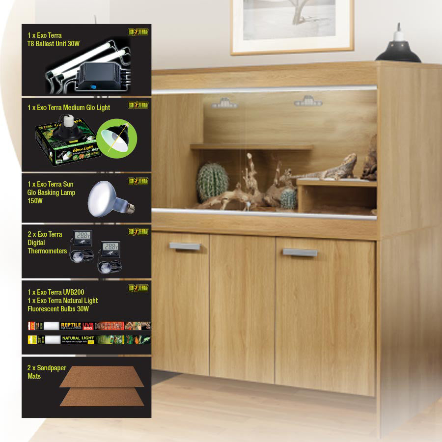 VE Bearded Dragon Starter Kit Oak