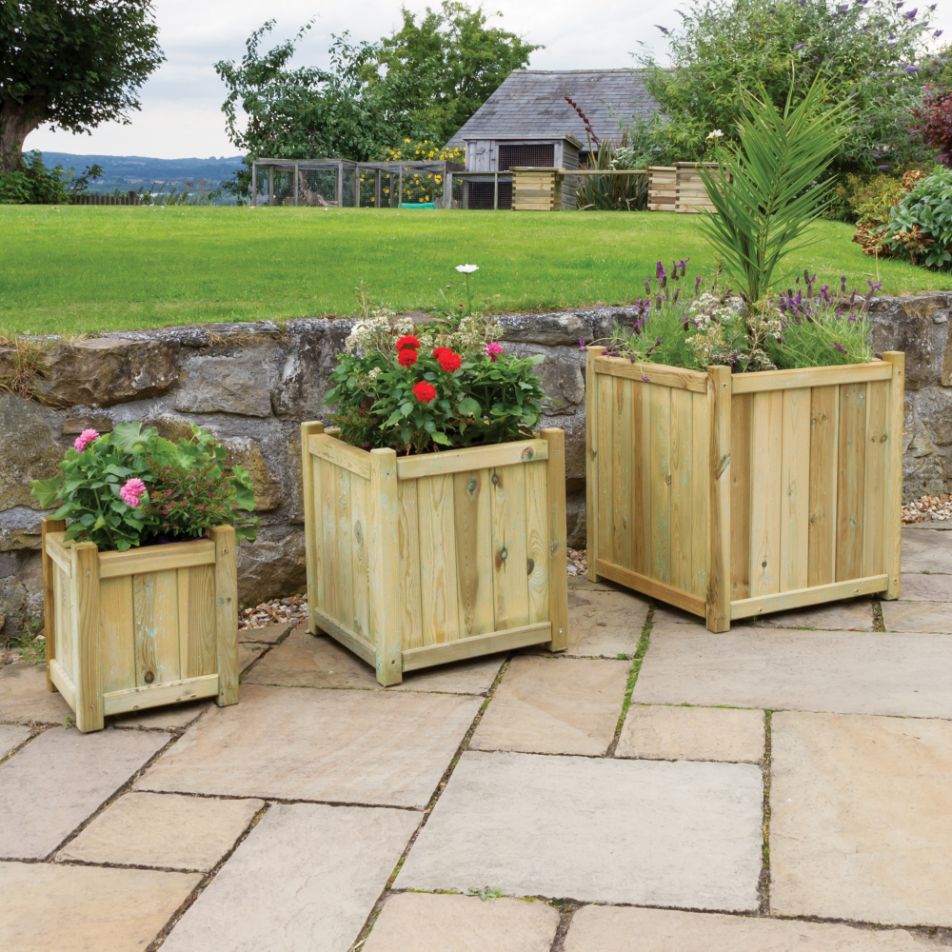 Holywell Square Planter Set