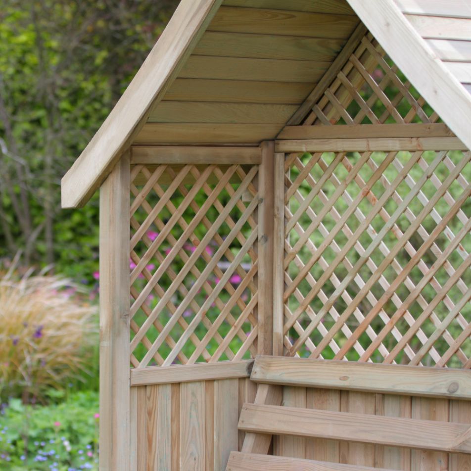 Norfolk Arbour With Storage Box