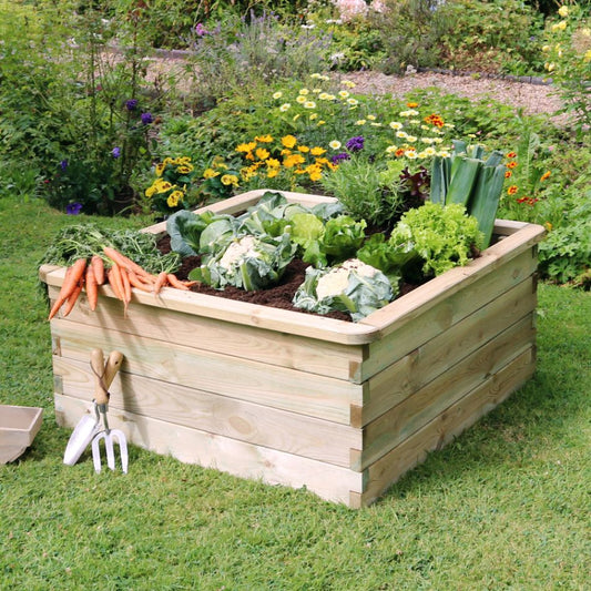 Square Sleeper Raised Bed