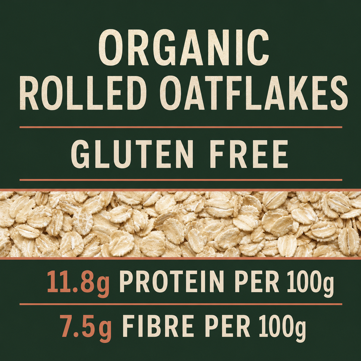 Infinity Foods Bulk Organic Gluten Free Rolled Oatflakes (Porridge Oats)