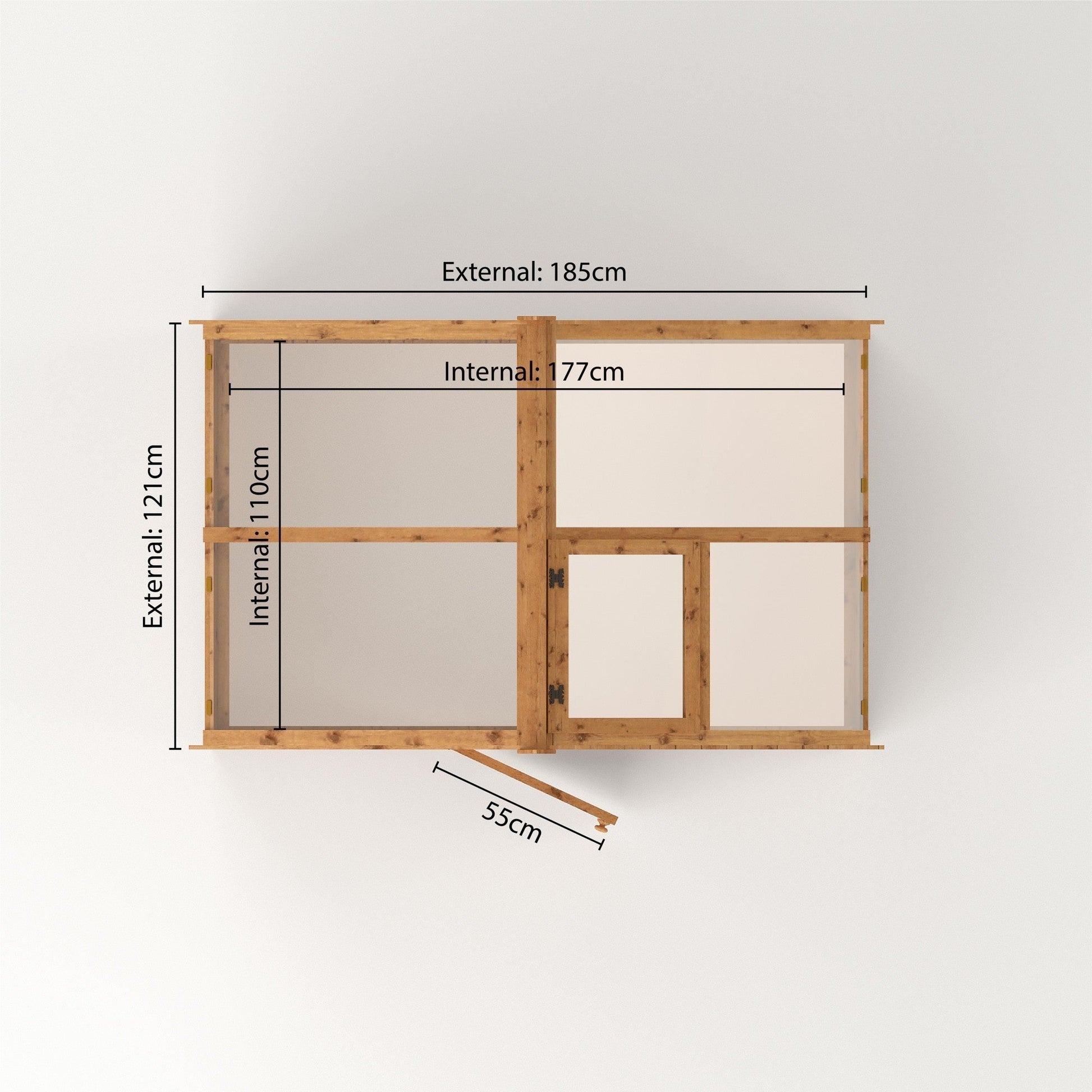 Traditional Wooden Greenhouse from Mercia