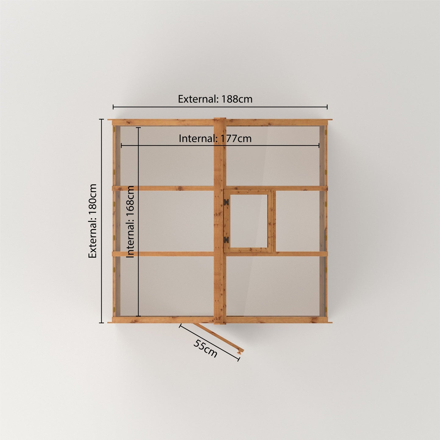 Traditional Wooden Greenhouse from Mercia