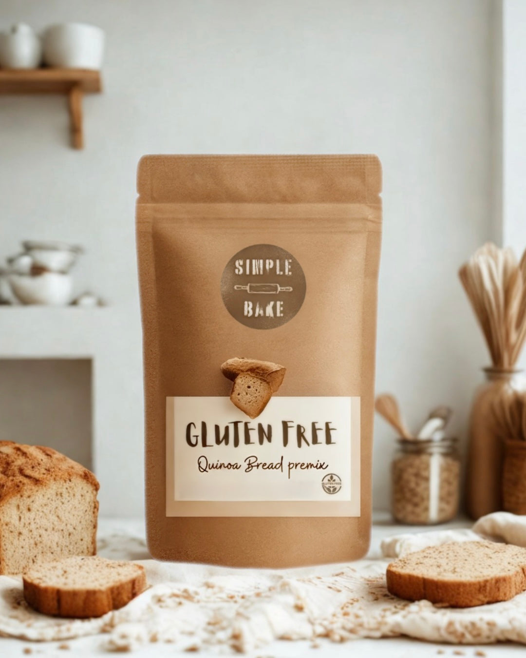 Gluten-free Quinoa bread Premix