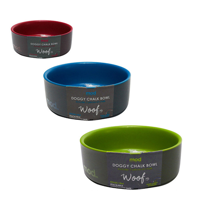 Ceramic single bowl cat food basin
