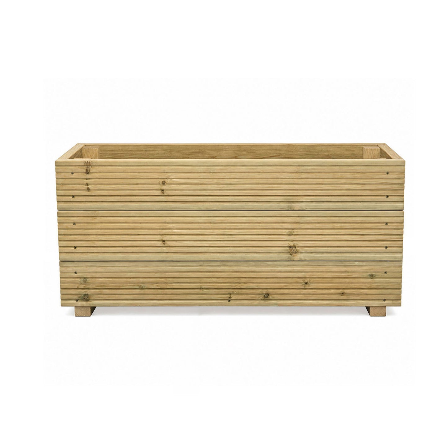 1 meter Wooden Decking Planter – Triple-Board 100 × 35 × 48 cm