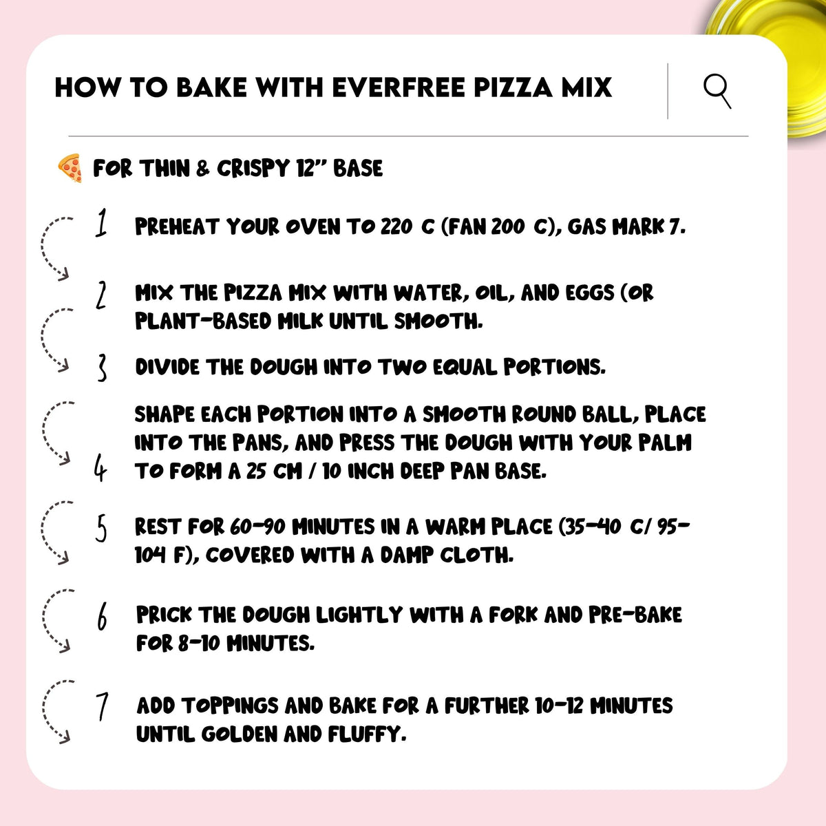 EverFree Gluten-Free Pizza Base Mix (Sourdough) 370g - Pack of 3