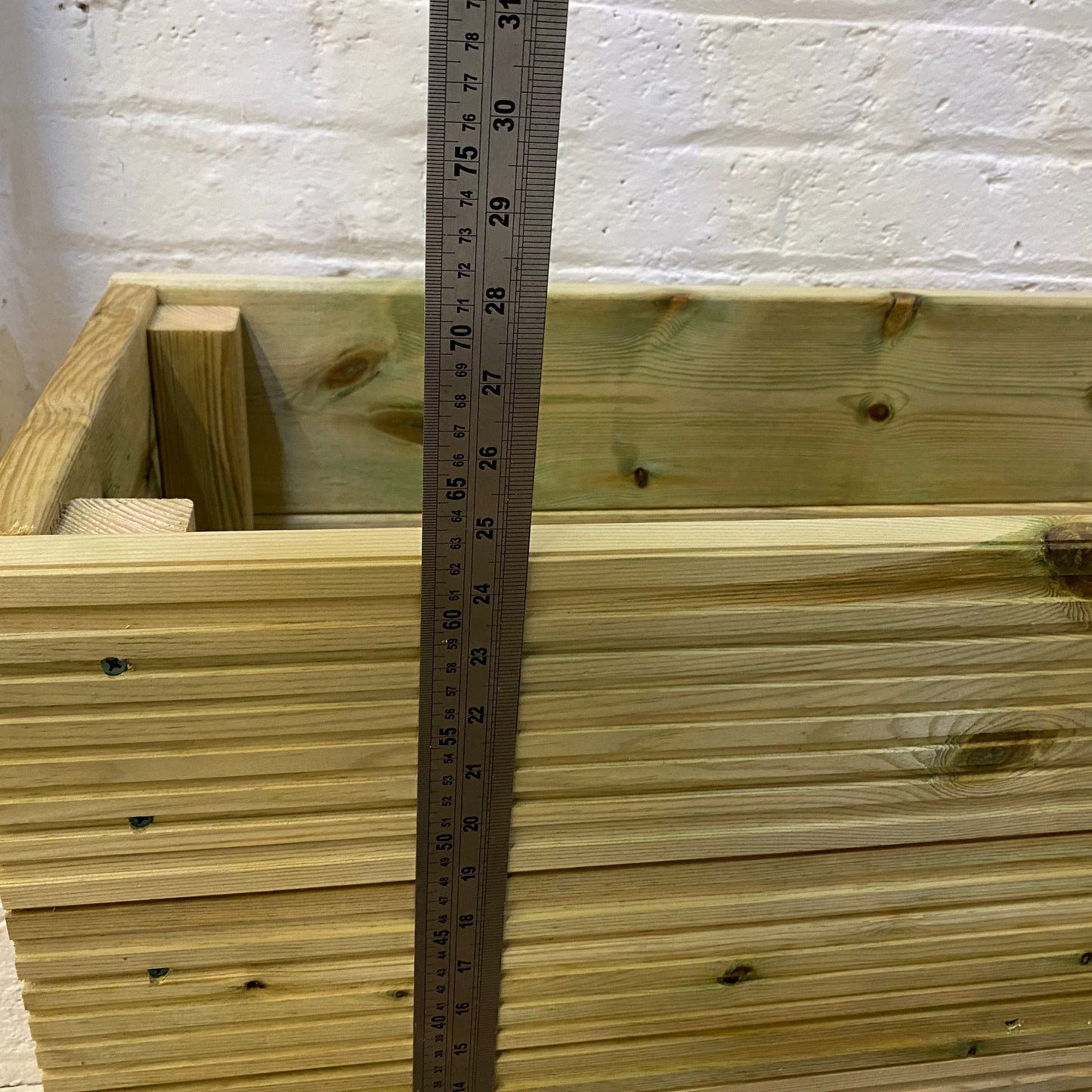 Tall Wooden Decking Planter – 88 × 35 × 63 cm