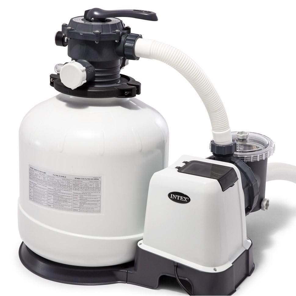 Intex 18ft x 9ft x 52" Ultra XTR Frame™ Rectangular Above Ground Swimming Pool with Sand Filter Pump & Accessories