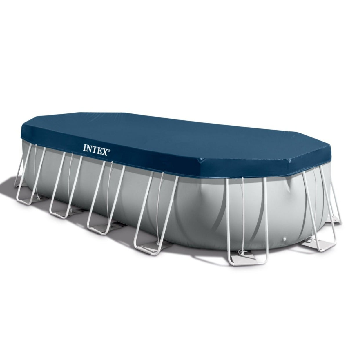 Intex 20ft x 10ft x 48" Prism Frame™ Oval Above Ground Swimming Pool with Filter Pump and Accessories