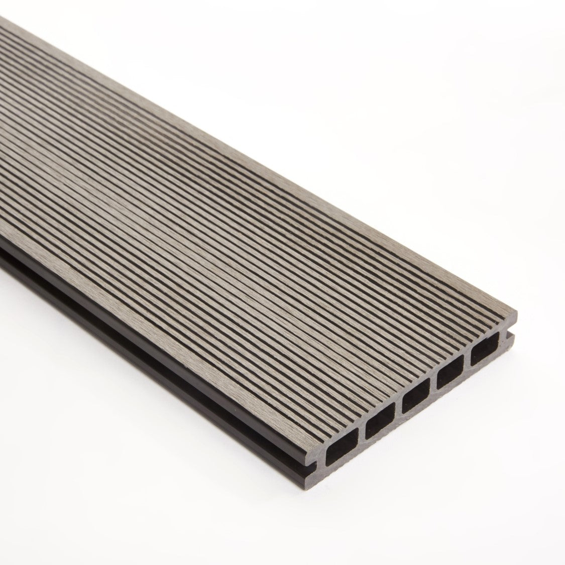 Triton Composite Decking Board – Grey | Affordable Uncapped WPC Decking