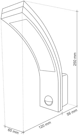 SEBSON Outdoor Lights Mains Powered IP65 - Pack of 2 - Outdoor Garden Lights with PIR Motion Sensor, LED Wall Lights 15W, Cool White, 1000lm, Security Lights for Outside