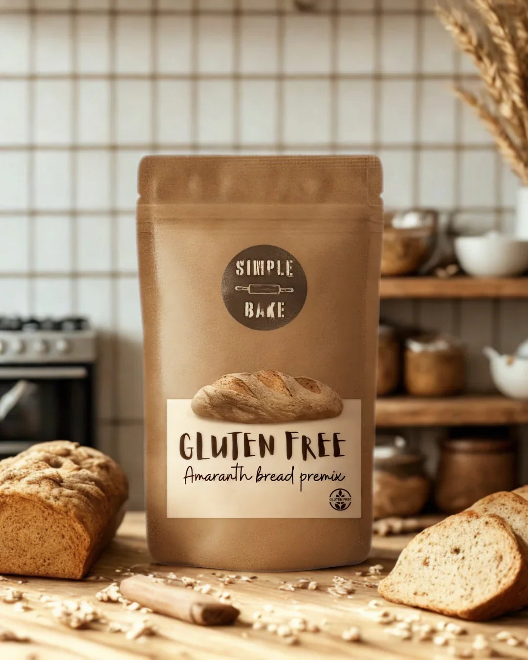 Gluten-free Amaranth bread premix