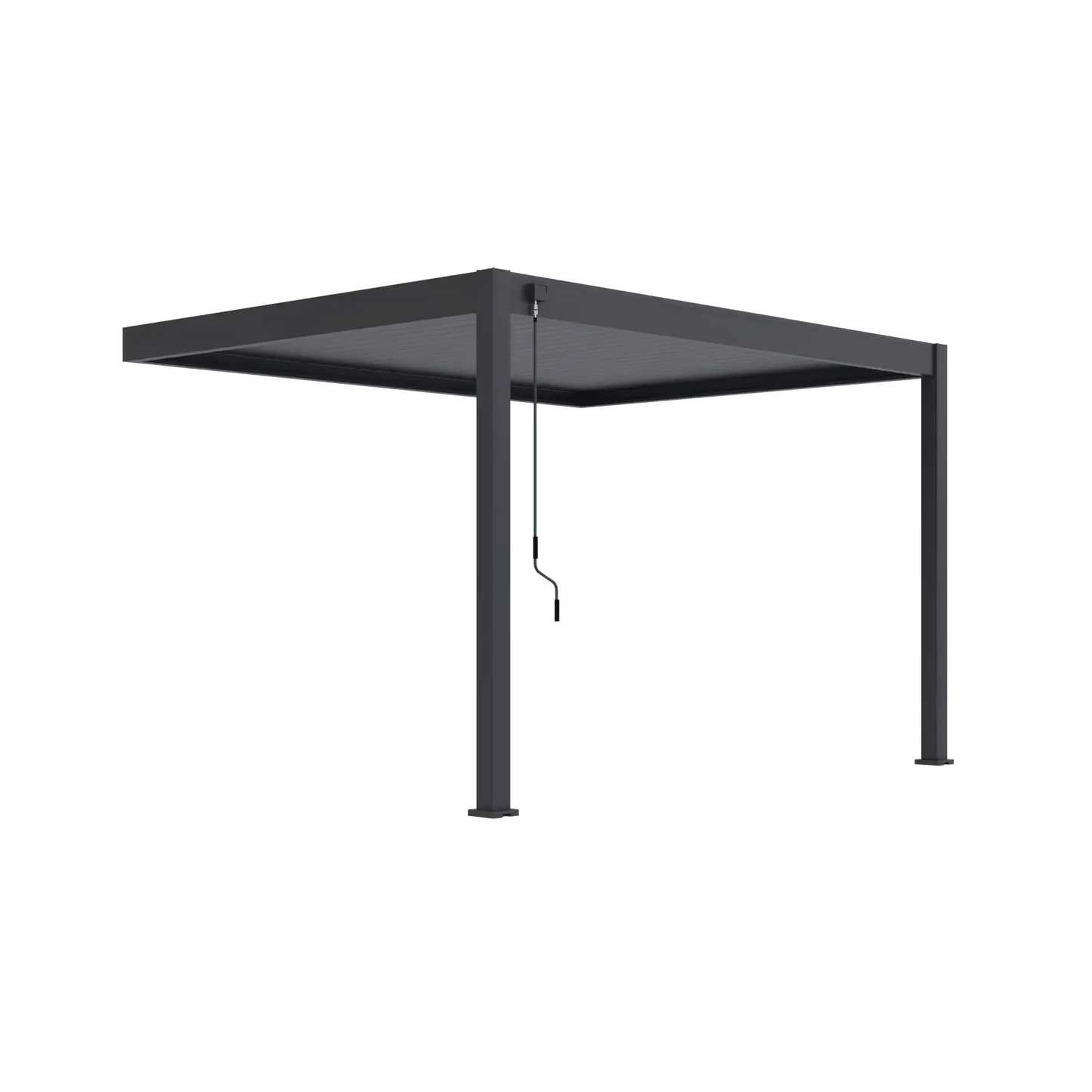 Modena Aluminium Pergola 4m x 3m Wall Mounted