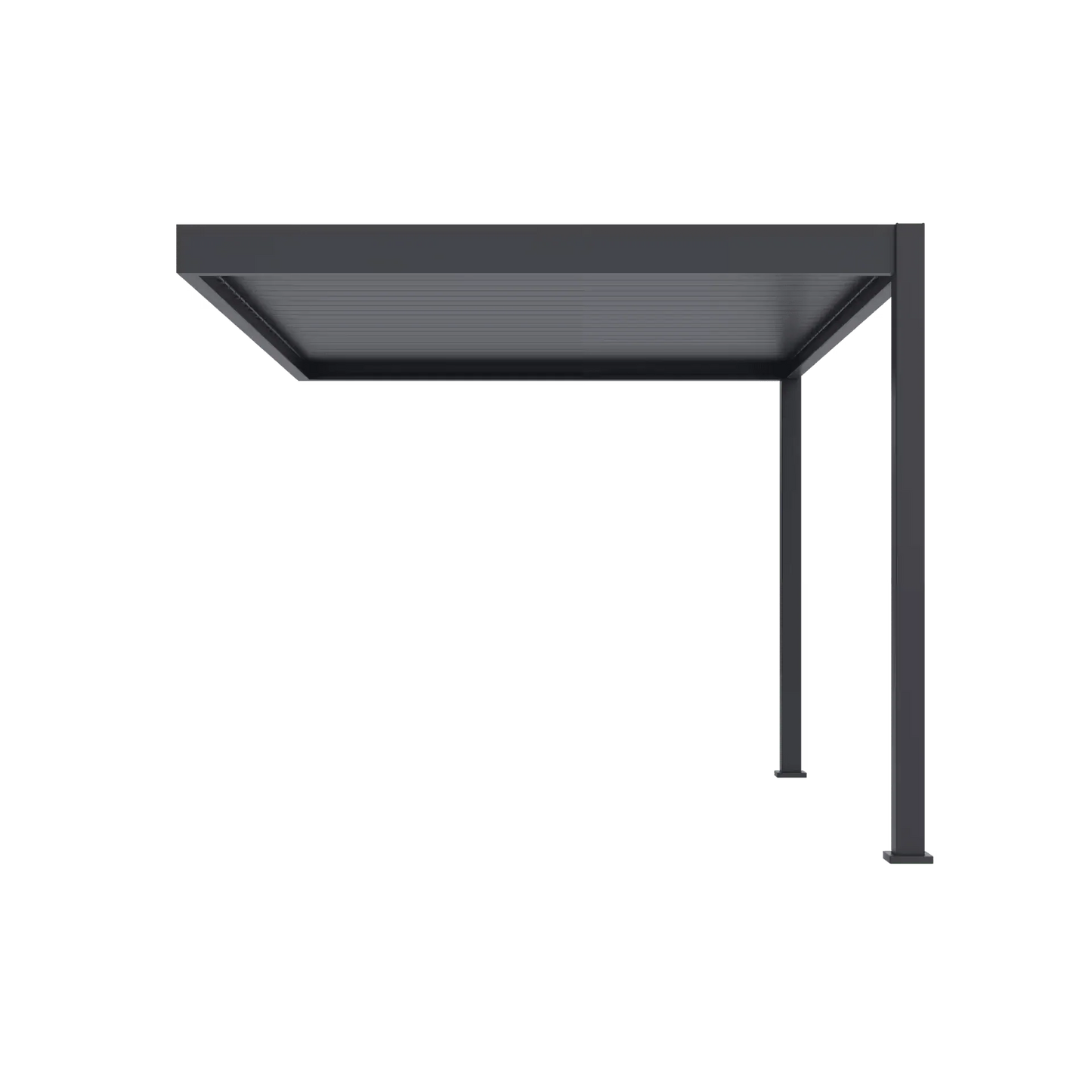 Modena Aluminium Pergola 4m x 3m Wall Mounted