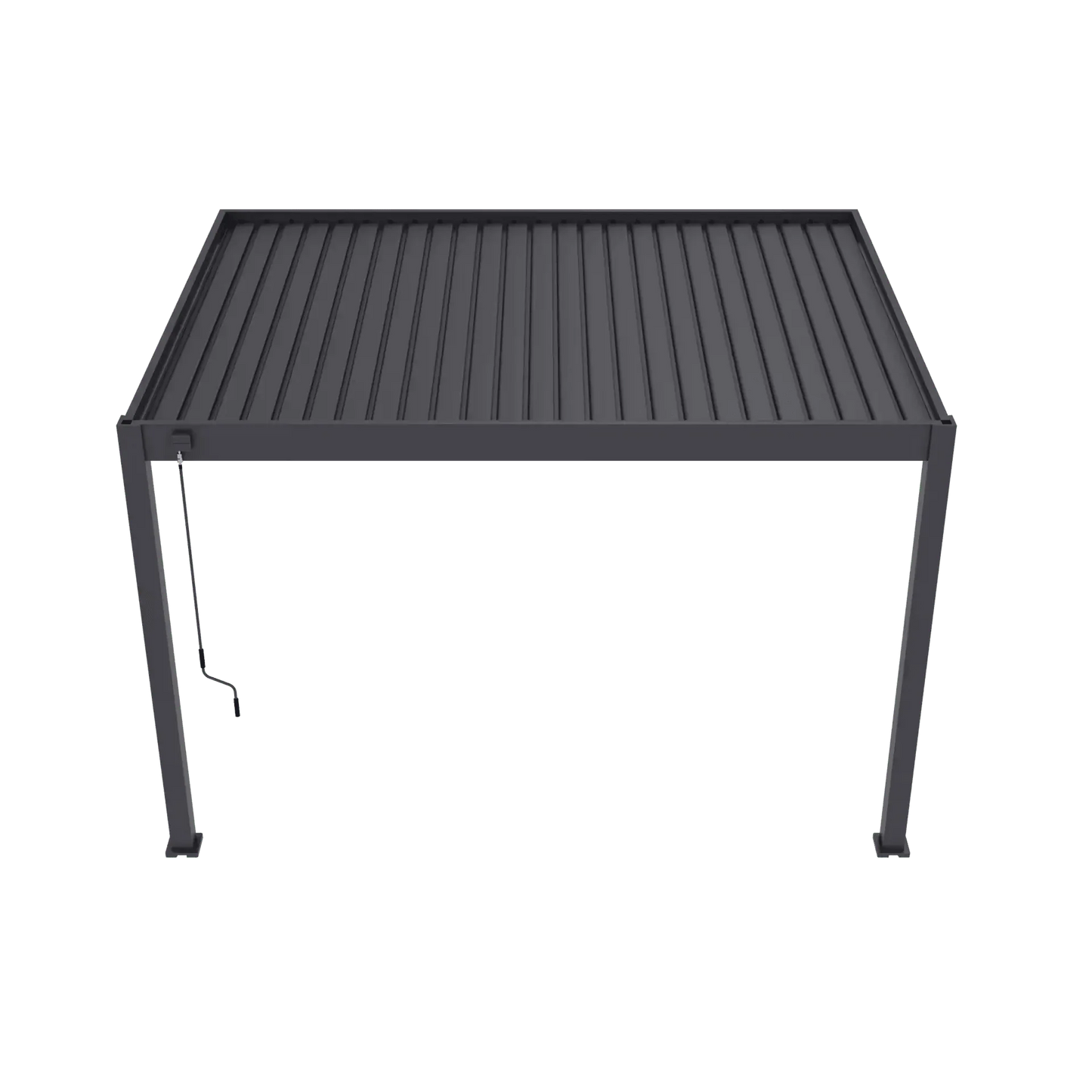 Modena Aluminium Pergola 4m x 3m Wall Mounted