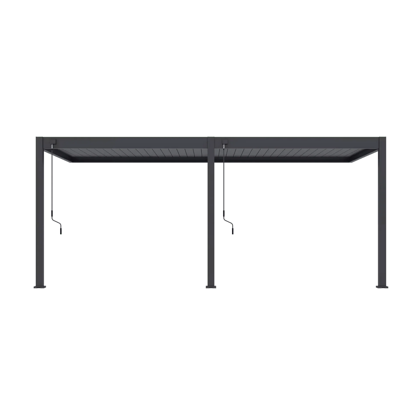 Modena Aluminium Pergola 6m x 3m Wall Mounted