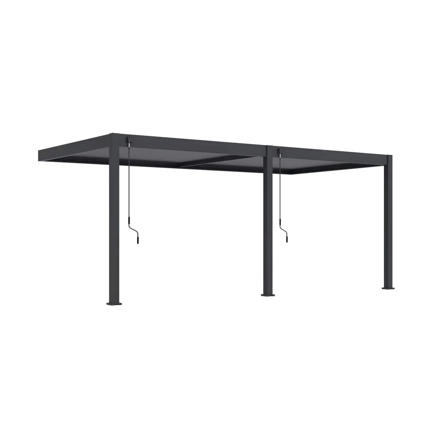 Modena Aluminium Pergola 6m x 3m Wall Mounted