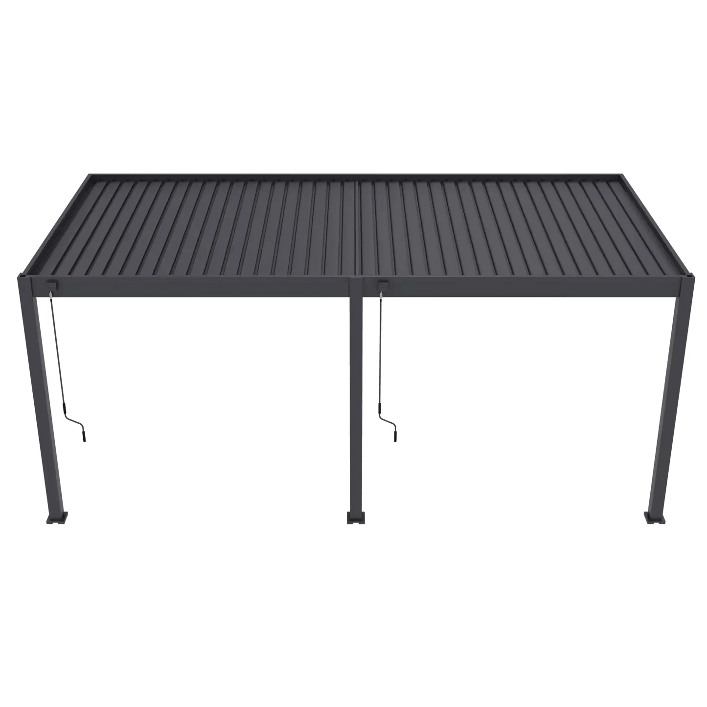 Modena Aluminium Pergola 6m x 3m Wall Mounted