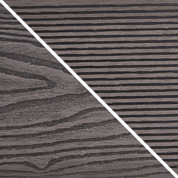 Triton Composite Decking Board – Black | Affordable Uncapped WPC Deckin