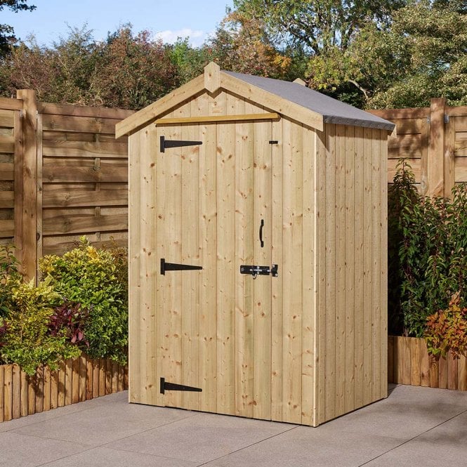 Rowlinson 4' x 3' Signature Heritage T&G Windowless Single Door Apex Shed