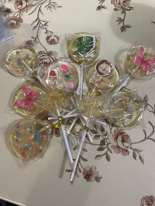 Homemade lollipops
