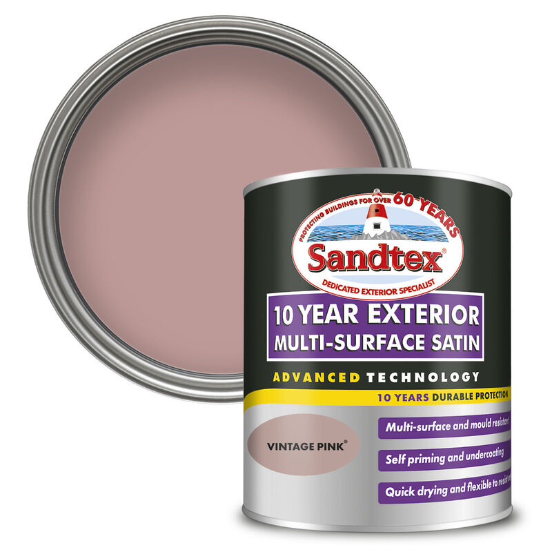 Sandtex 10 Year Exterior Multi-Surface Satin Paint
