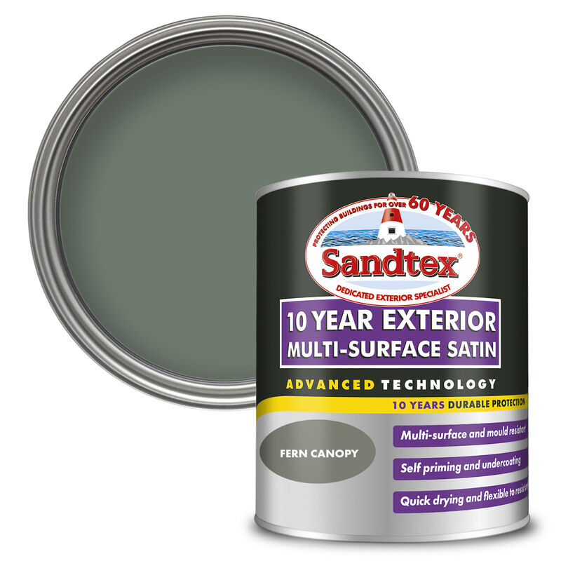 Sandtex 10 Year Exterior Multi-Surface Satin Paint