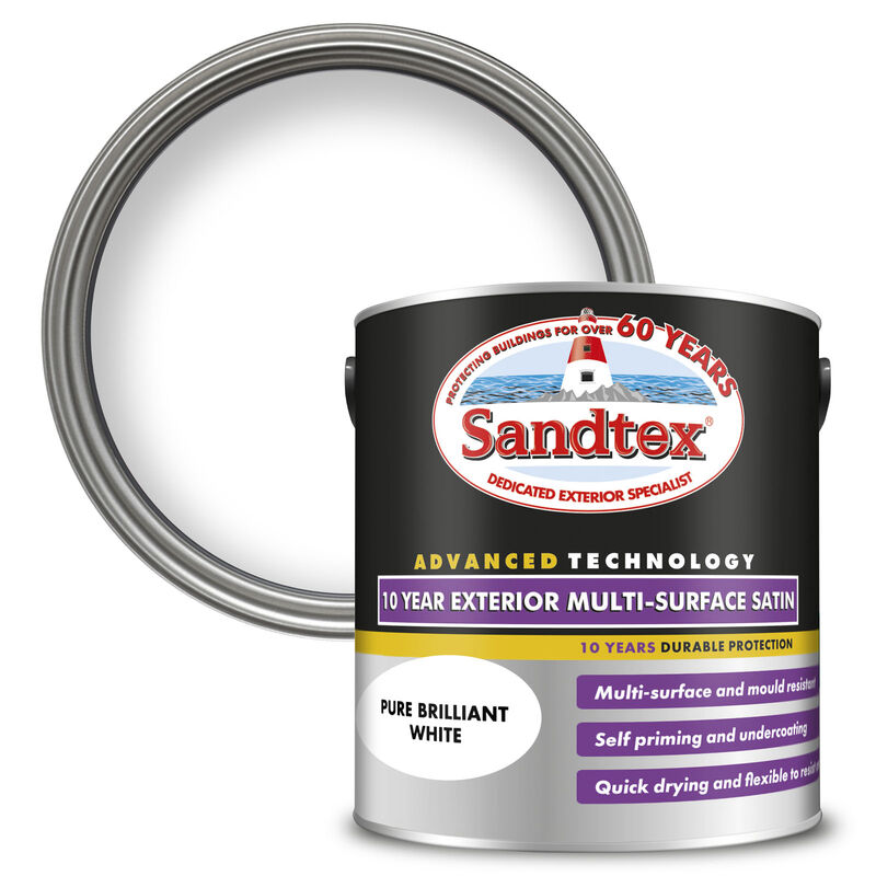 Sandtex 10 Year Exterior Multi-Surface Satin Paint