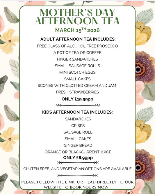 Mothers Day Afternoon 15th March