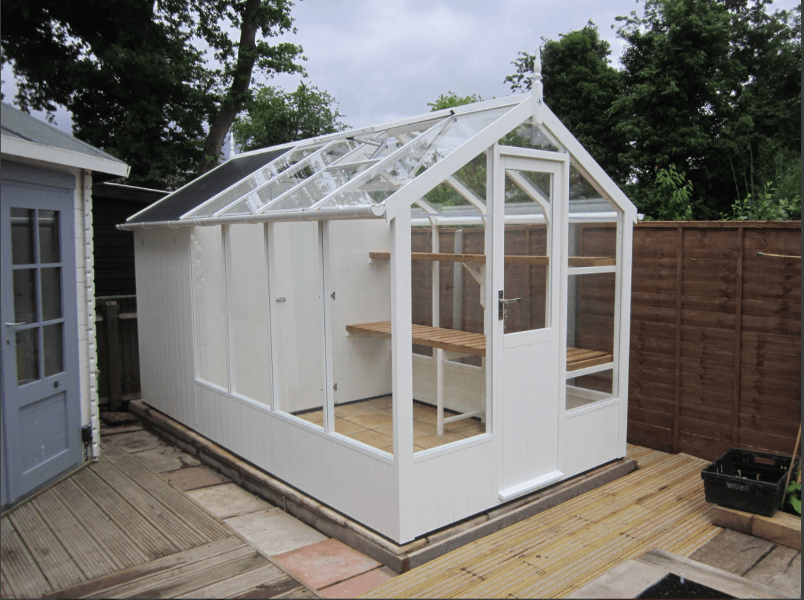 Kingfisher Wooden Greenhouse 6'8x12'7