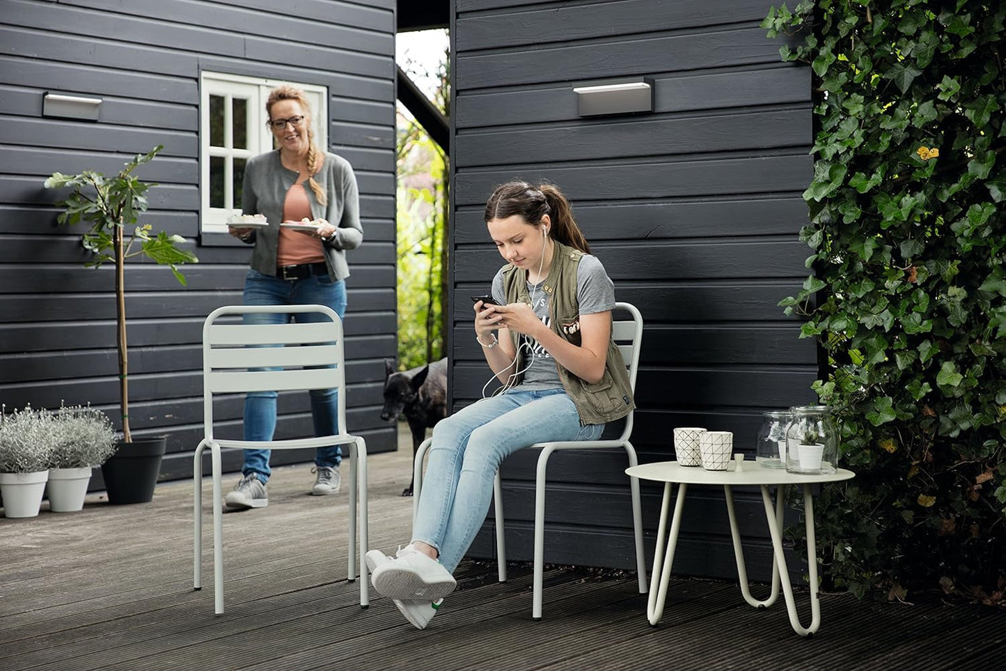 Philips MyGarden Wall Light 1648393P3  Outdoor Lighting (Wall Light, Anthracite, Aluminium, Synthetic, IP44, Garden, Patio, I)