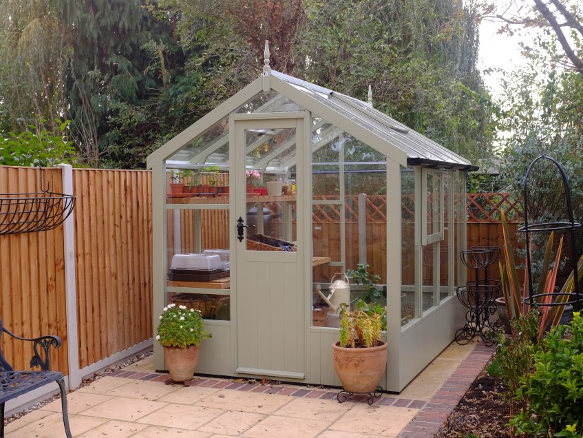 Kingfisher Wooden Greenhouse 6'8x4'3