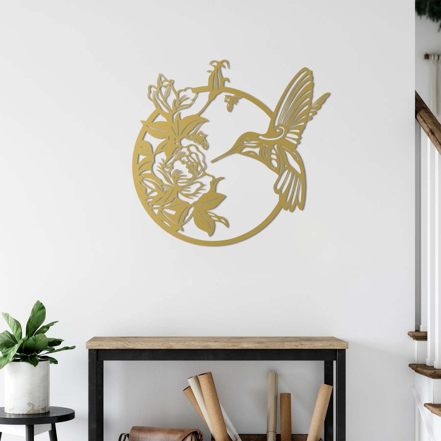 Messenger of Spring Bird Metal Wall Art – Nature & Renewal Decor