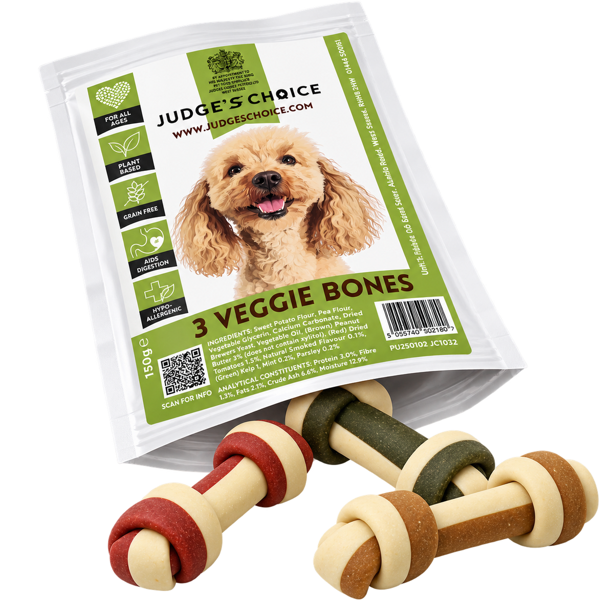 Judge's Choice Veggie Bones - 3 pack